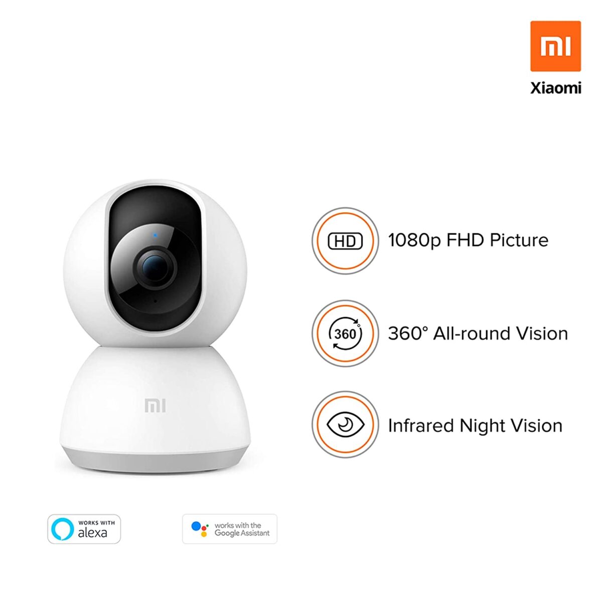 Mi Home Security Camera 360 1080p White