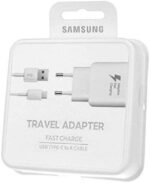 Samsung Original EP-TA20IWECGIN Type C Fast Charger (White)