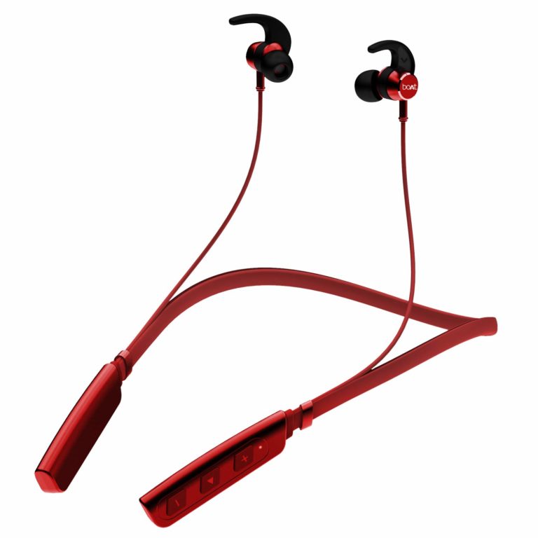 boAt 235v2 Fast Charging Bluetooth Headset Earphones  (Red)