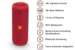 JBL Flip 4 Portable Wireless Speaker with Mic (Red)