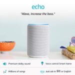 Amazon Echo (3rd Gen) – Improved sound, powered by Dolby (White)