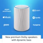 Amazon Echo (3rd Gen) – Improved sound, powered by Dolby (White)