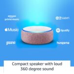 Echo Dot (3rd Gen) – Smart speaker with Alexa (Purple)