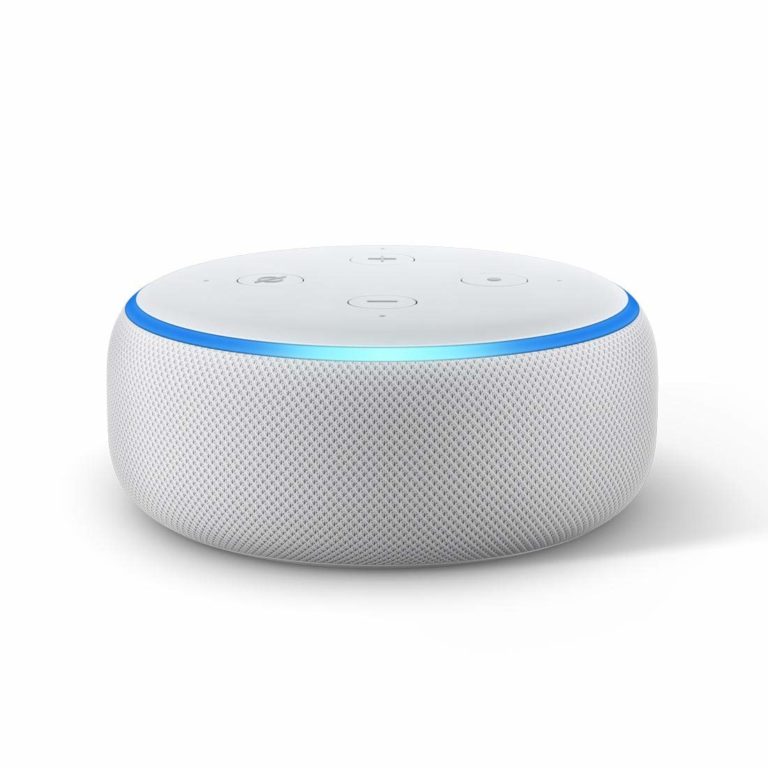 Echo Dot (3rd Gen) – Smart speaker with Alexa (White)