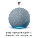 Echo Dot (4th Gen) – Next generation smart speaker with powerful bass and Alexa (Blue)