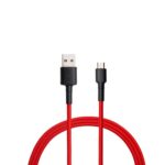 Mi Micro Usb braided Cable red