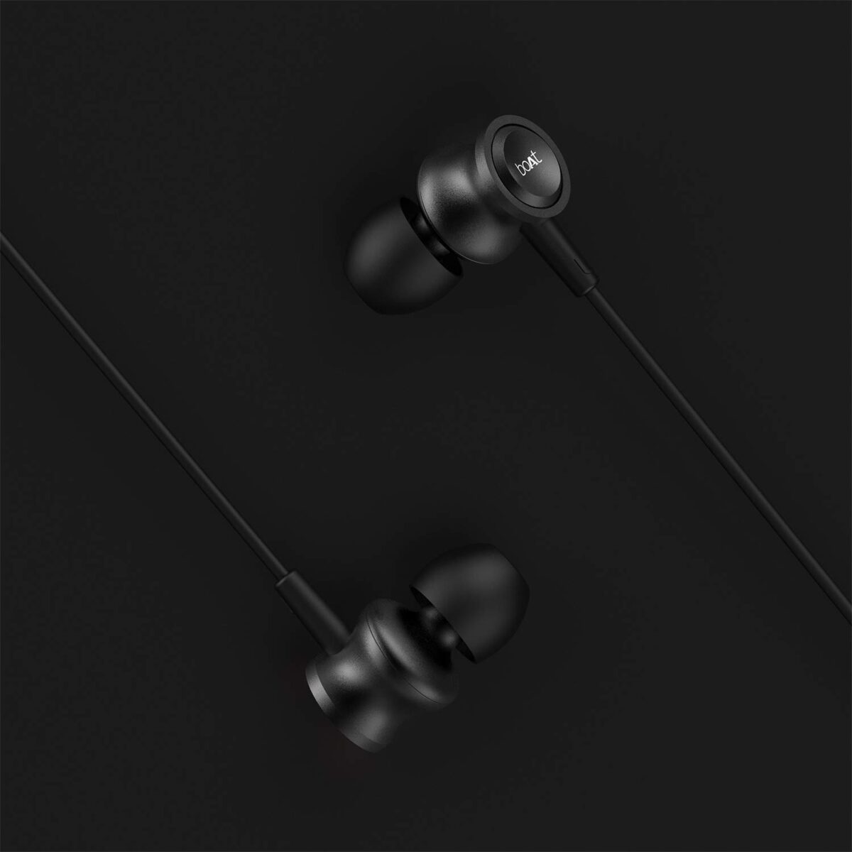 boAt Bassheads 152 in Ear Wired Earphones with Mic(Active Black)