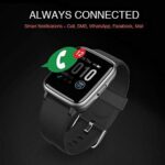 Gionee Smart Life Smartwatch (Black Strap, Regular)