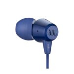 JBL C50HI in-Ear Headphones with Mic (Blue)