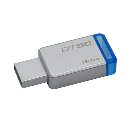 Kingston DataTraveler Flash Drive 64GB USB 3.0 (Gray)