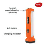 Pigeon Radiance LED Torch with emergency light (Orange)