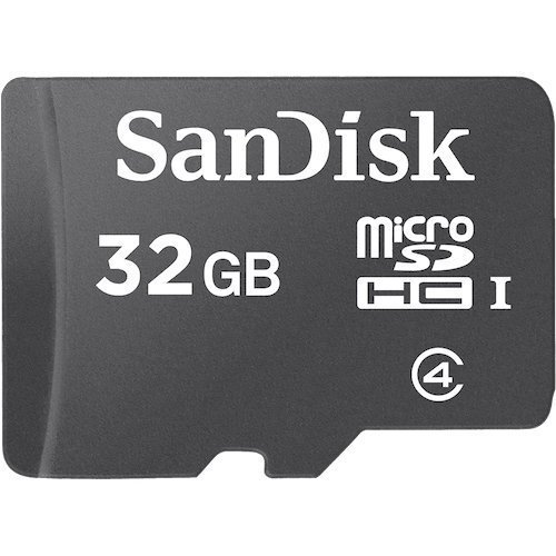 SanDisk 32GB Class 4 microSDHC Flash Memory Card