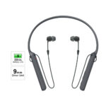 Sony WI-C400 Wireless Bluetooth in-Ear Neck Band Headphones (Black)