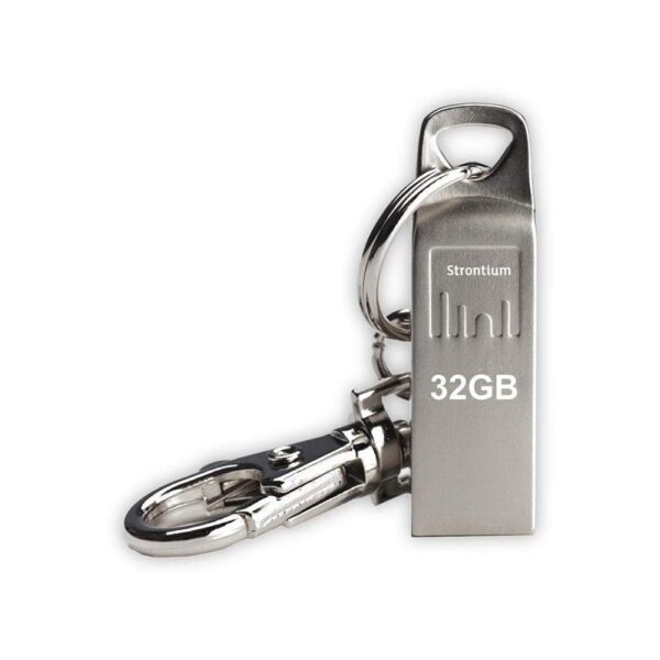 Strontium Ammo 32GB 2.0 USB Pen Drive (Silver)