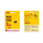 Strontium MicroSD Class 10 8GB Memory Card (Black)