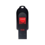 Strontium Pollex 8GB USB Pen Drive (Black/Red)