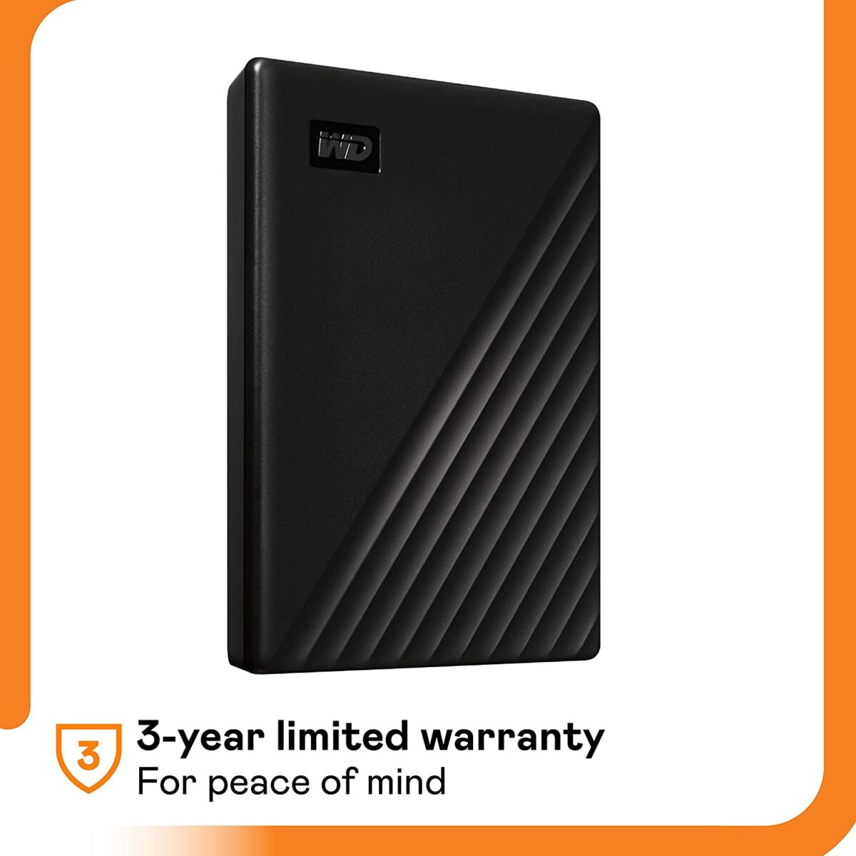 Western Digital 2TB My Passport Portable External Hard Drive (Black)