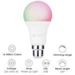 Zoook Shine 9-Watt B22 type Smart LED Bulb Compatible with Amazon Alexa