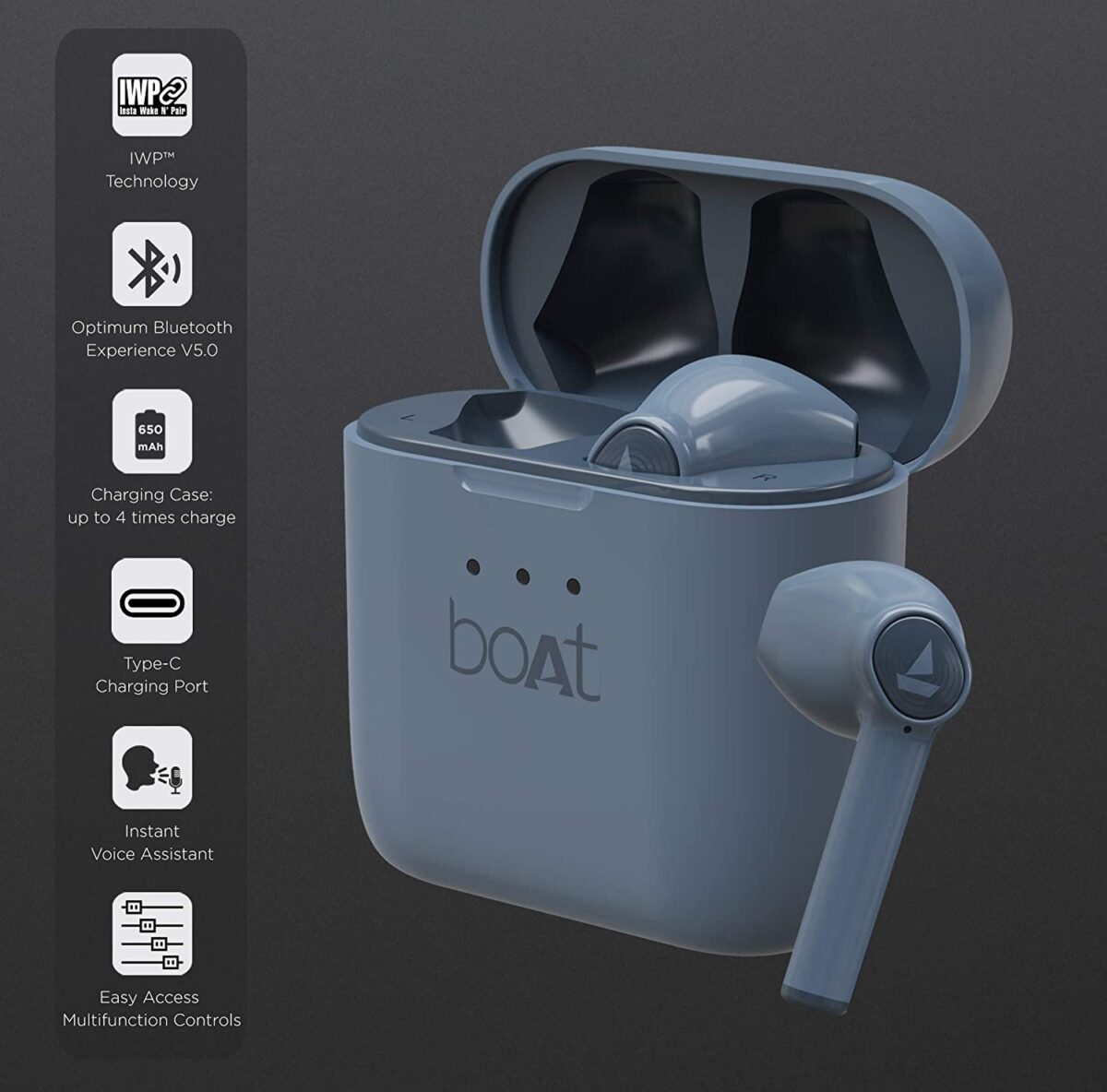 boAt Airdopes 131 Twin Wireless Earbuds