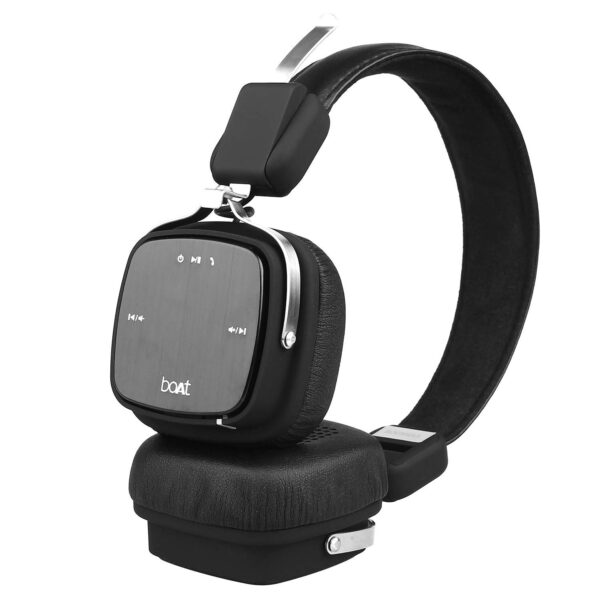 boAt Rockerz 600 Bluetooth Headphone with Luxurious Sound (Black)