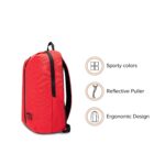 Mi Step Out 12 L Mini Backpack (Small Size, Red, Water Repellant)