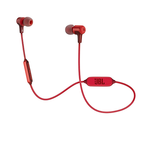 JBL E25BT Signature Sound Wireless in-Ear Headphones with Mic (Red)