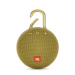 JBL Clip 3 Ultra-Portable Wireless Bluetooth Speaker (Mustard Yellow)